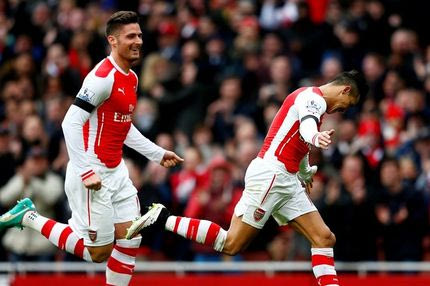 Πανηγύρισαν στο twitter Σάντσες και Ουίλσιρ