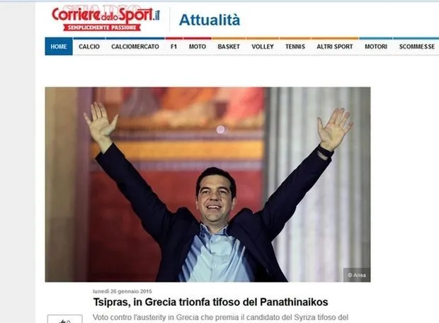 Corriere: “Θριάμβευσε ο οπαδός του Παναθηναϊκού”