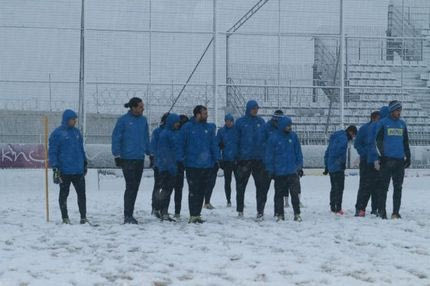 Προπονήθηκε στο χιόνι ο Αστέρας (PHOTOS+VIDEO)