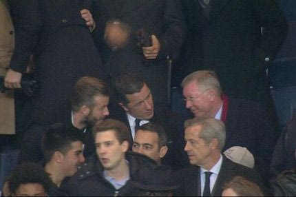 Φέργκιουσον και Μπέκαμ στις εξέδρες του “Παρκ ντε Πρενς” (VIDEO)