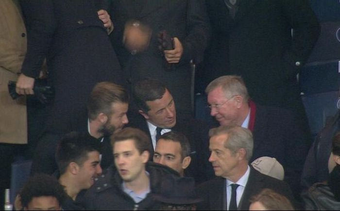 Φέργκιουσον και Μπέκαμ στις εξέδρες του “Παρκ ντε Πρενς” (VIDEO)