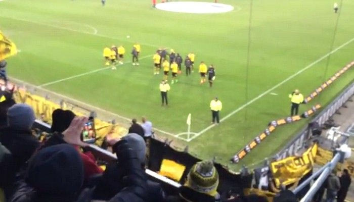 Η αφοσίωση των οπαδών της Ντόρτμουντ στην ομάδα τους (VIDEO)