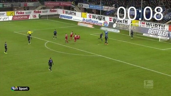 Ο γρηγορότερος καταλογισμός πέναλτι στην ιστορία της Bundesliga (VIDEO)