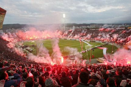 Η εκπληκτική ατμόσφαιρα κατά την είσοδο των ομάδων στην Τούμπα (VIDEOS)