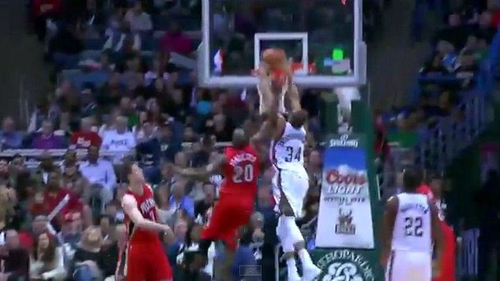 Πρωτιά για τον Αντετοκούνμπο στο TOP10 (VIDEO)