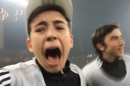 Ballboy ουρλιάζει από χαρά για την πρόκριση της Μπεσίκτας (VIDEO)