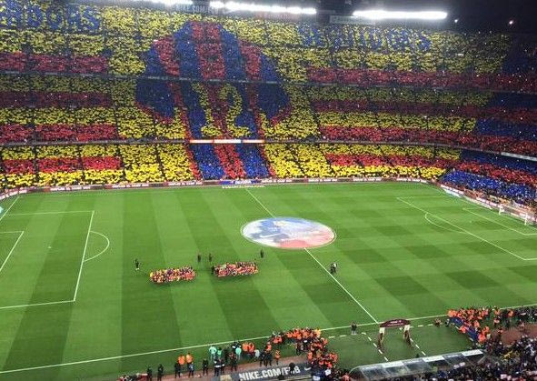 Το εντυπωσιακό coreo των φίλων της Μπαρτσελόνα (PHOTOS+VIDEOS)