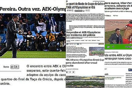 Ξένος Τύπος: “Ξανά βία στην Ελλάδα, προκλητικός ο Περέιρα”