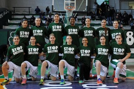 Η γυναικεία ομάδα μπάσκετ του Παναθηναϊκού κατά του Bullying (PHOTOS)