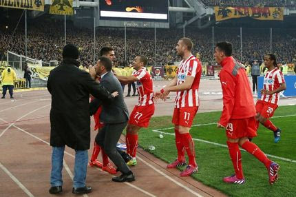 Ο έξαλλος πανηγυρισμός του Περέιρα στο γκολ του Χάρα (VIDEO+PHOTOS)