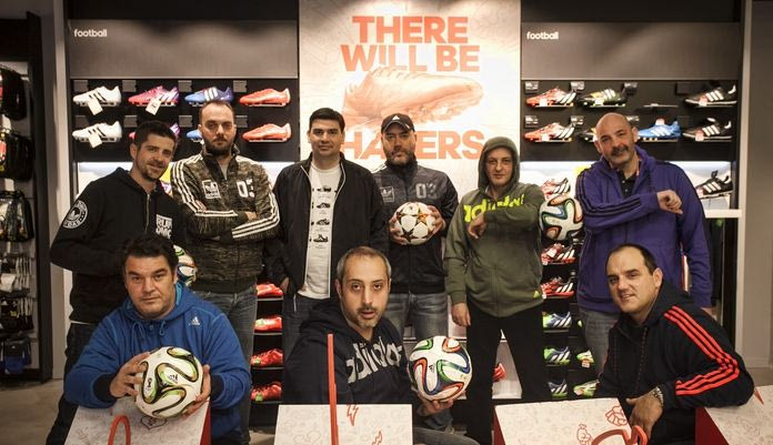 H Super BALL στο νέο κατάστημα της adidas