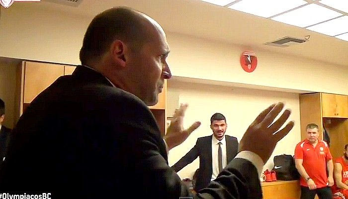 Ο λόγος του Αγγελόπουλου στα αποδυτήρια: “Εσάς θα τρέμουν στη Μαδρίτη” (VIDEO)