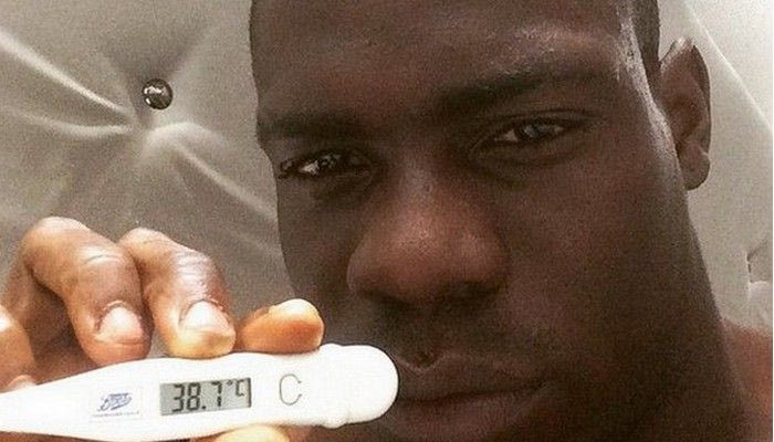 Απών λόγω πυρετού ο Μπαλοτέλι (ΦΩΤΟ)