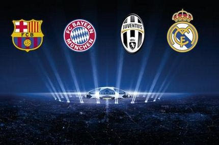 Μπαρτσελόνα – Μπάγερν και Γιουβέντους – Ρεάλ στα ημιτελικά του Champions League