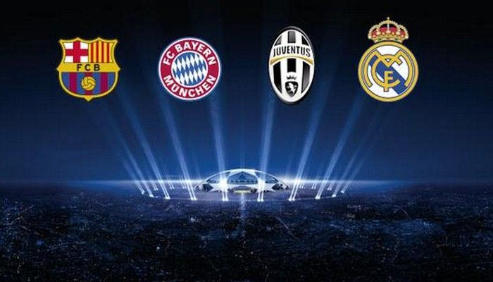 Μπαρτσελόνα – Μπάγερν και Γιουβέντους – Ρεάλ στα ημιτελικά του Champions League