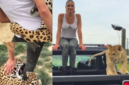 Δέχθηκε επίθεση από λεοπάρδαλη η Μάρτα (PHOTOS)