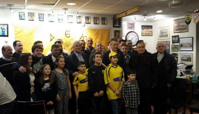 O Mελισσανίδης στους ΑΕΚτζήδες της Αμερικής