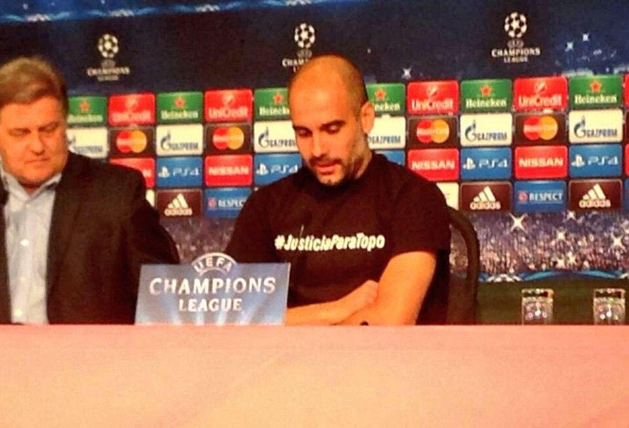 Σε απολογία ο Γκουαρδιόλα για το μπλουζάκι με το μήνυμα