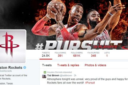 Το προσβλητικό tweet των Ρόκετς (PHOTOS)