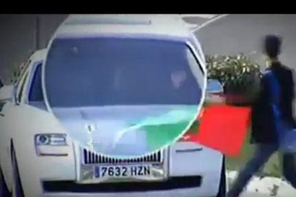 Πήγε να χτυπήσει οπαδό με το αυτοκίνητό του ο Ρονάλντο (VIDEO)