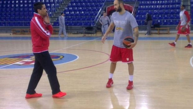 Η προπόνηση του Σπανούλη (VIDEOS)