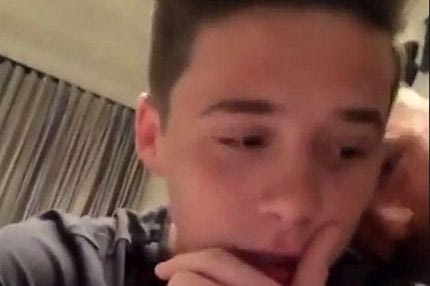 “Κόντρες” Ντέιβιντ και Μπρούκλιν Μπέκαμ στο… instagram (VIDEO)