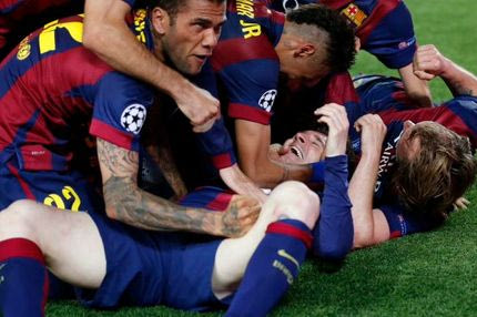 Αποθέωσαν Μέσι οι Πικέ και Μαστσεράνο