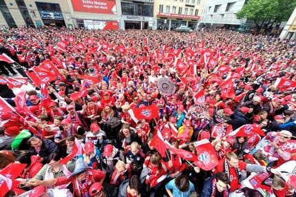 Η φιέστα της Μπάγερν στο Μόναχο (PHOTOS+VIDEOS)