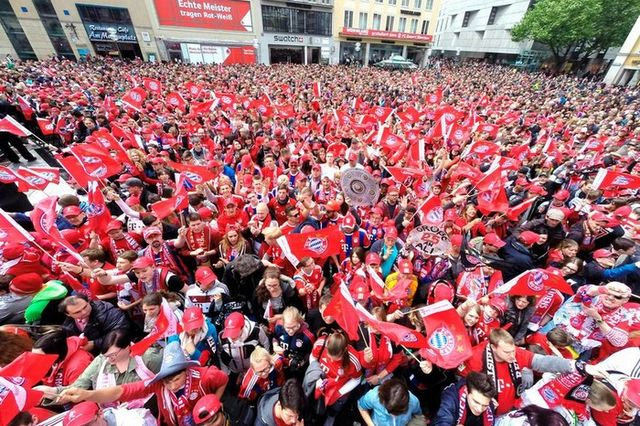 Η φιέστα της Μπάγερν στο Μόναχο (PHOTOS+VIDEOS)