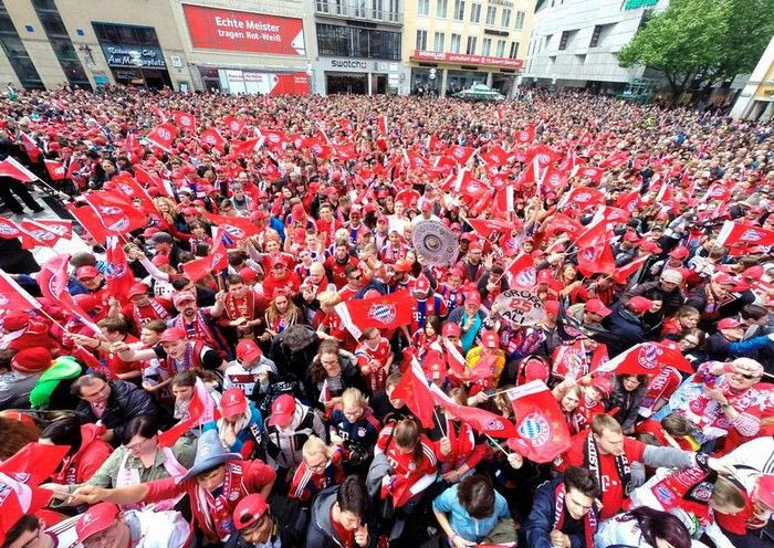 Η φιέστα της Μπάγερν στο Μόναχο (PHOTOS+VIDEOS)