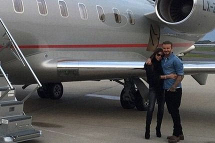 Η πρώτη selfie του 40χρονου Μπέκαμ (PHOTO)