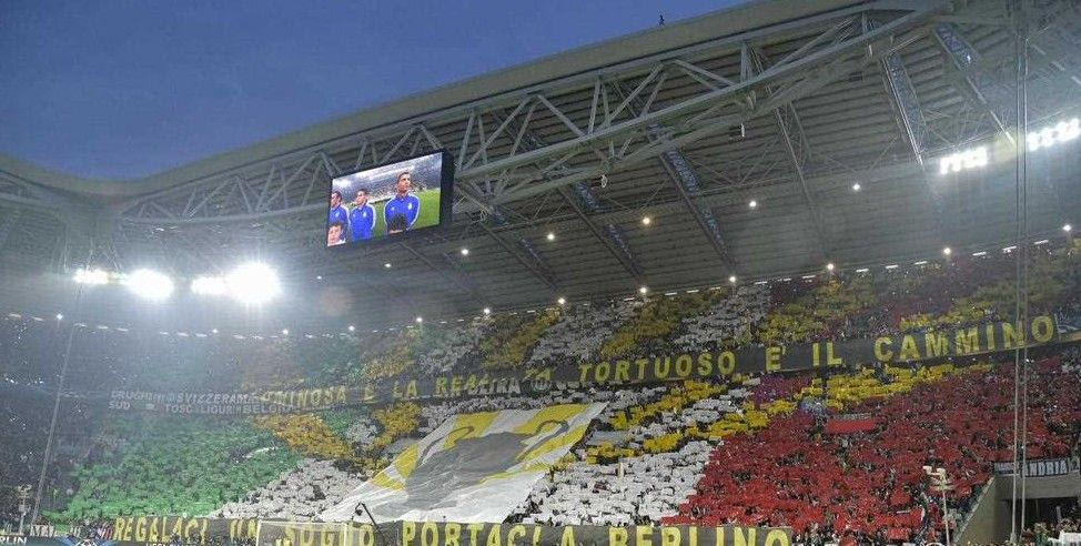 Το coreo των οπαδών της Γιουβέντους στο ματς με την Ρεάλ (VIDEO)