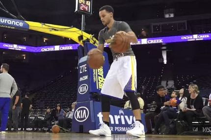 Η προετοιμασία του Κάρι πριν τον αγώνα (VIDEO)