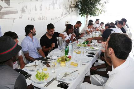 Πρώτα γεύμα, μετά τελικός (PHOTOS+VIDEO)