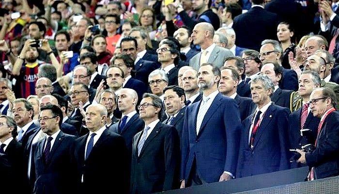 Aντίδραση της ισπανικής κυβέρνησης για τις αποδοκιμασίες στον εθνικό ύμνο