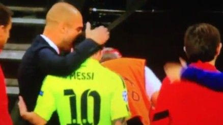 Η αγκαλιά του Γκουαρδιόλα στον Μέσι (VIDEOS)