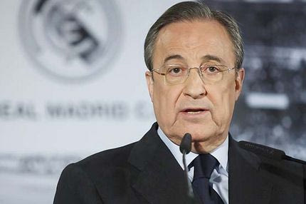 Ο Πέρεθ στα αποδυτήρια της Ρεάλ