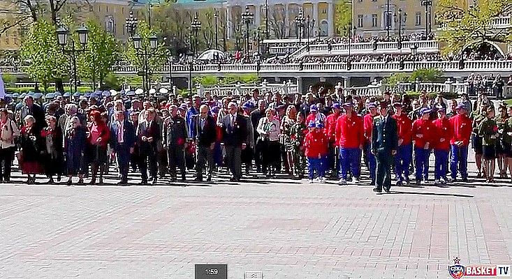 Η ΤΣΣΚΑ για την επέτειο της νίκης κατά του φασισμού (VIDEO)