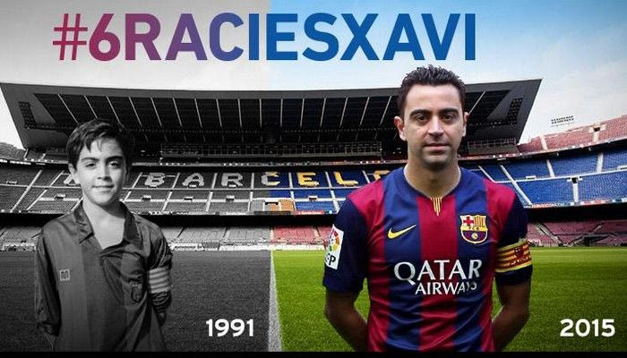 Η επετειακή εμφάνιση της Μπαρτσελόνα για τον Τσάβι (PHOTOS)