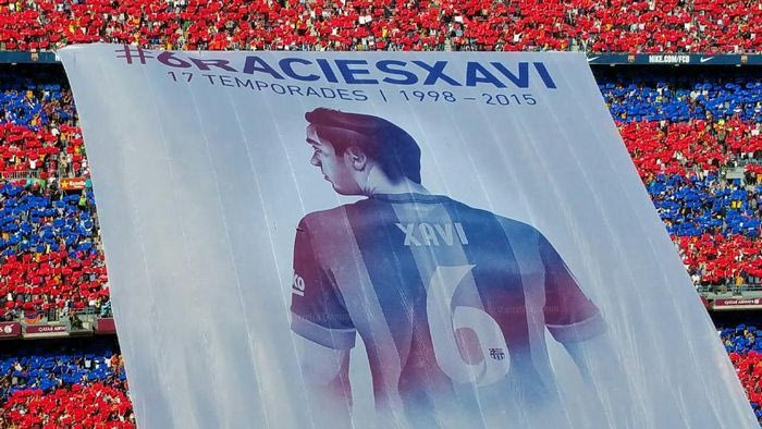 Το “Καμπ Νόου” αποχαιρέτισε τον Τσάβι (PHOTOS+VIDEO)