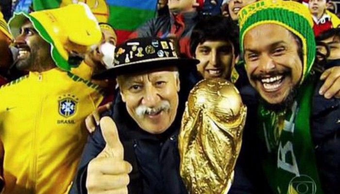 O πιο φανατικός φίλαθλος της Βραζιλίας και στο Copa America