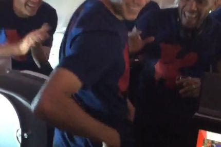 Ο cameraman Μέσι και ο χορευτής Μπάρτρα. Δείτε video