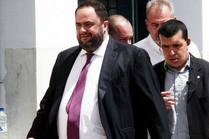 Με χαμόγελο αποχώρησε ο Μαρινάκης από τον ανακριτή