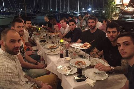 Δείπνο στους πρωταθλητές από τον Σφαιρόπουλο