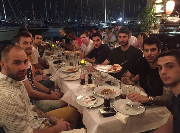 Δείπνο στους πρωταθλητές από τον Σφαιρόπουλο