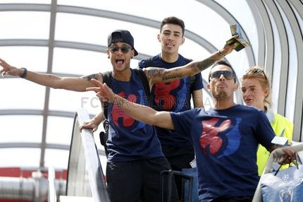 Η επιστροφή της Μπαρτσελόνα με την κούπα. Δείτε φωτογραφίες