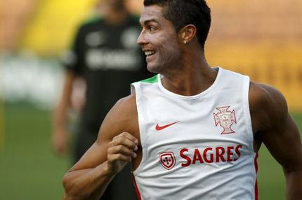 Προπόνηση με αντηλιακό ο Ρονάλντο