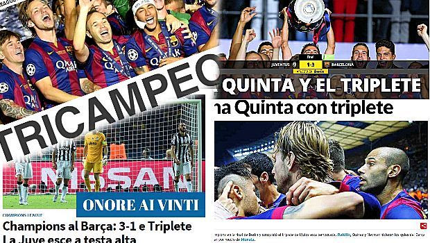 Ο ξένος Τύπος για το πέμπτο Champions League της Μπαρτσελόνα!