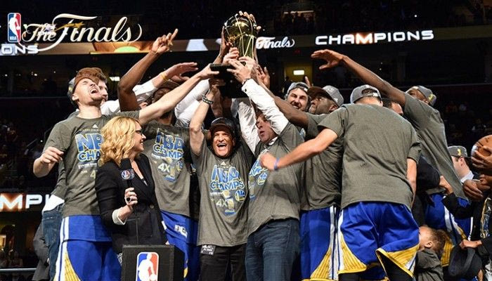 Οι πανηγυρισμοί των Γουόριορς