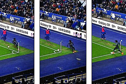 Σε τρελά κέφια ο Ουίλιαν: έπαιξε το “ένα-δύο” με το σημαιάκι του κόρνερ!